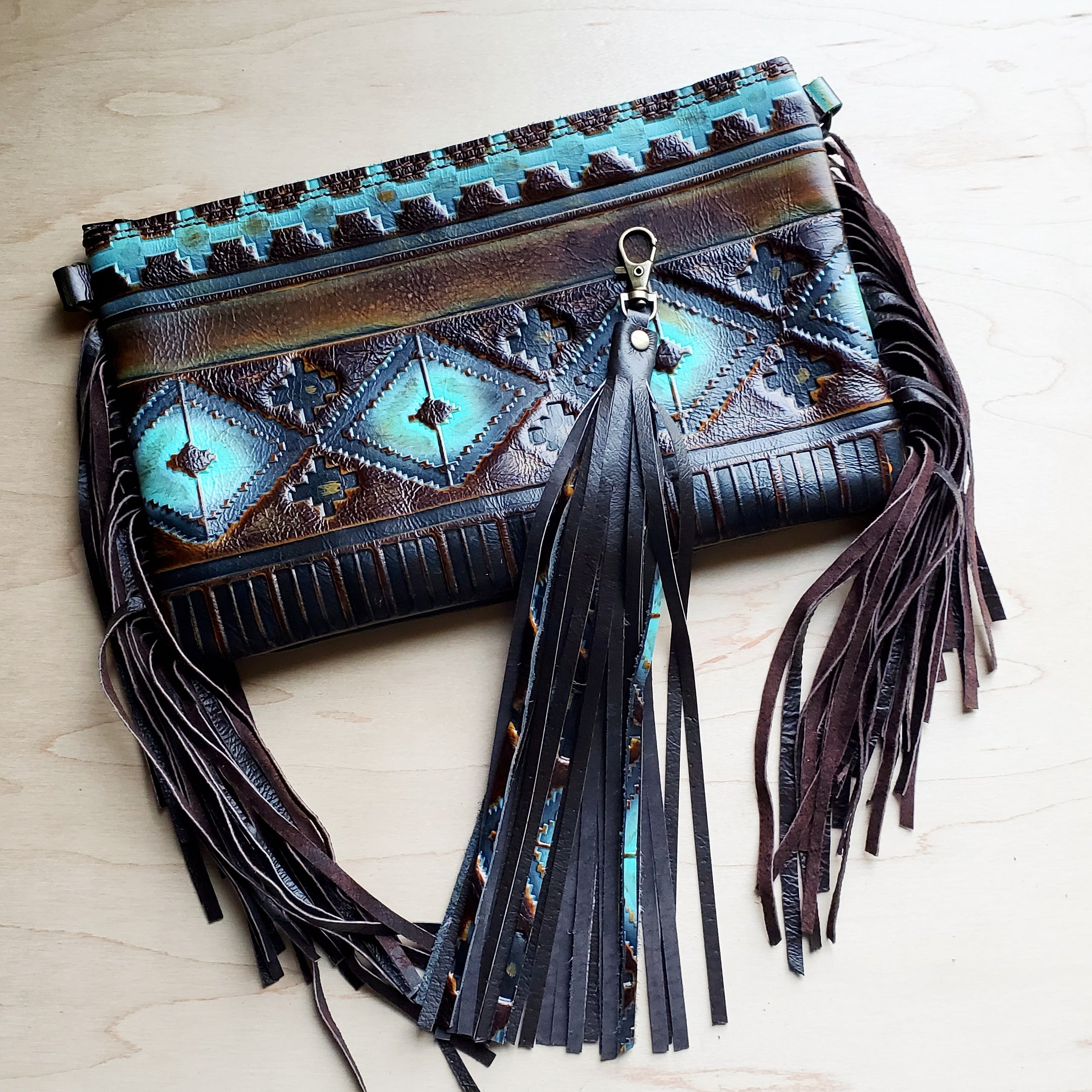 Leather Boho Handbag - Leather Bag with Fringe | Jewelry Junkie – The ...