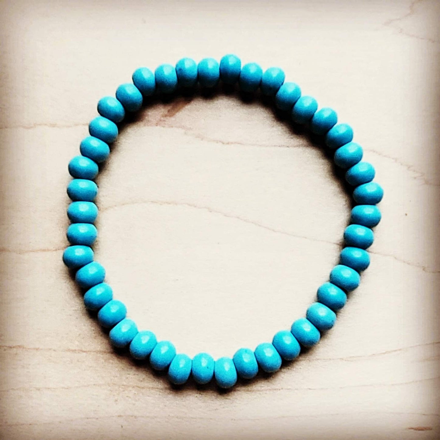 Bracelet Bar-Turquoise Stretch Bracelet