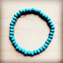 Bracelet Bar-Blue Turquoise Stackable Bracelet 800u