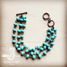 Triple Strand Turquoise Bracelet