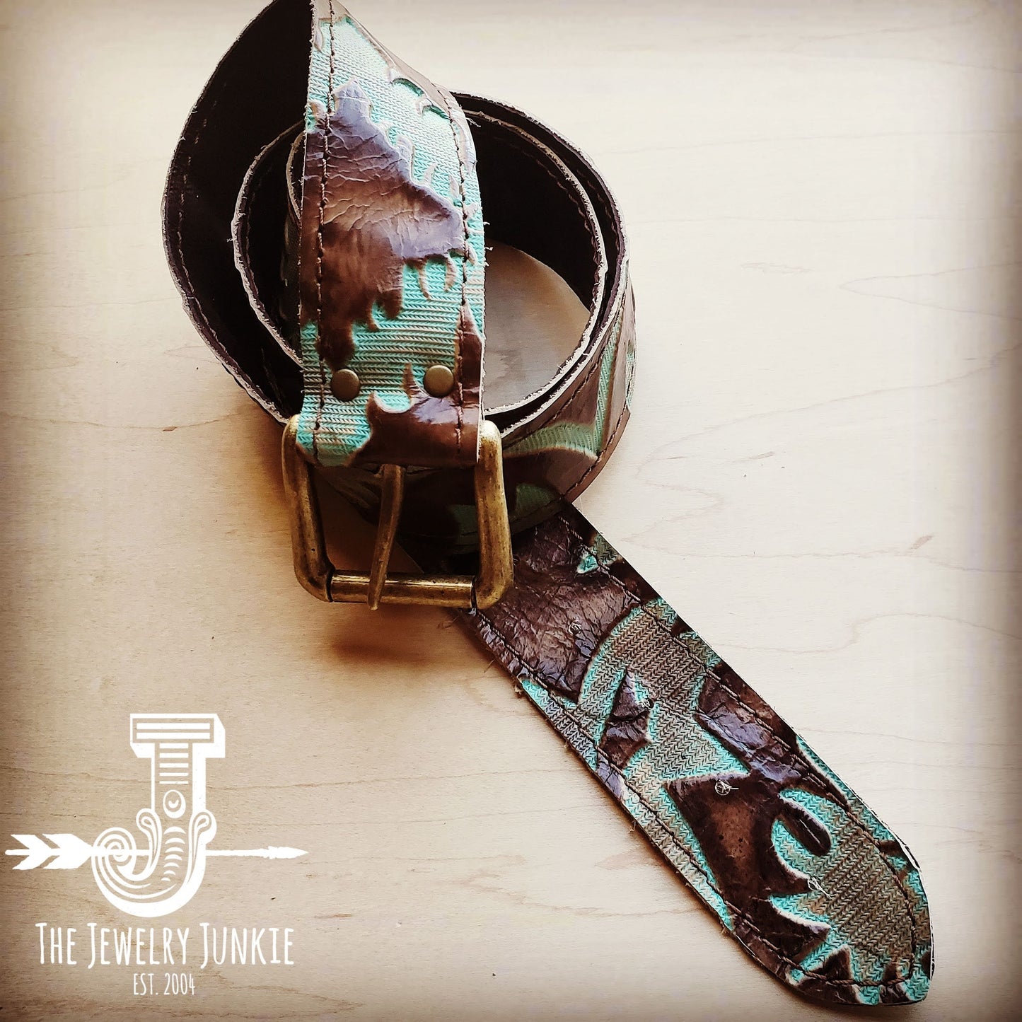 Turquoise Laredo Genuine Leather Belt 901o