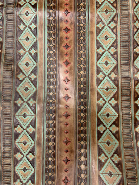 Turquoise Navajo Genuine Leather Belt 901j